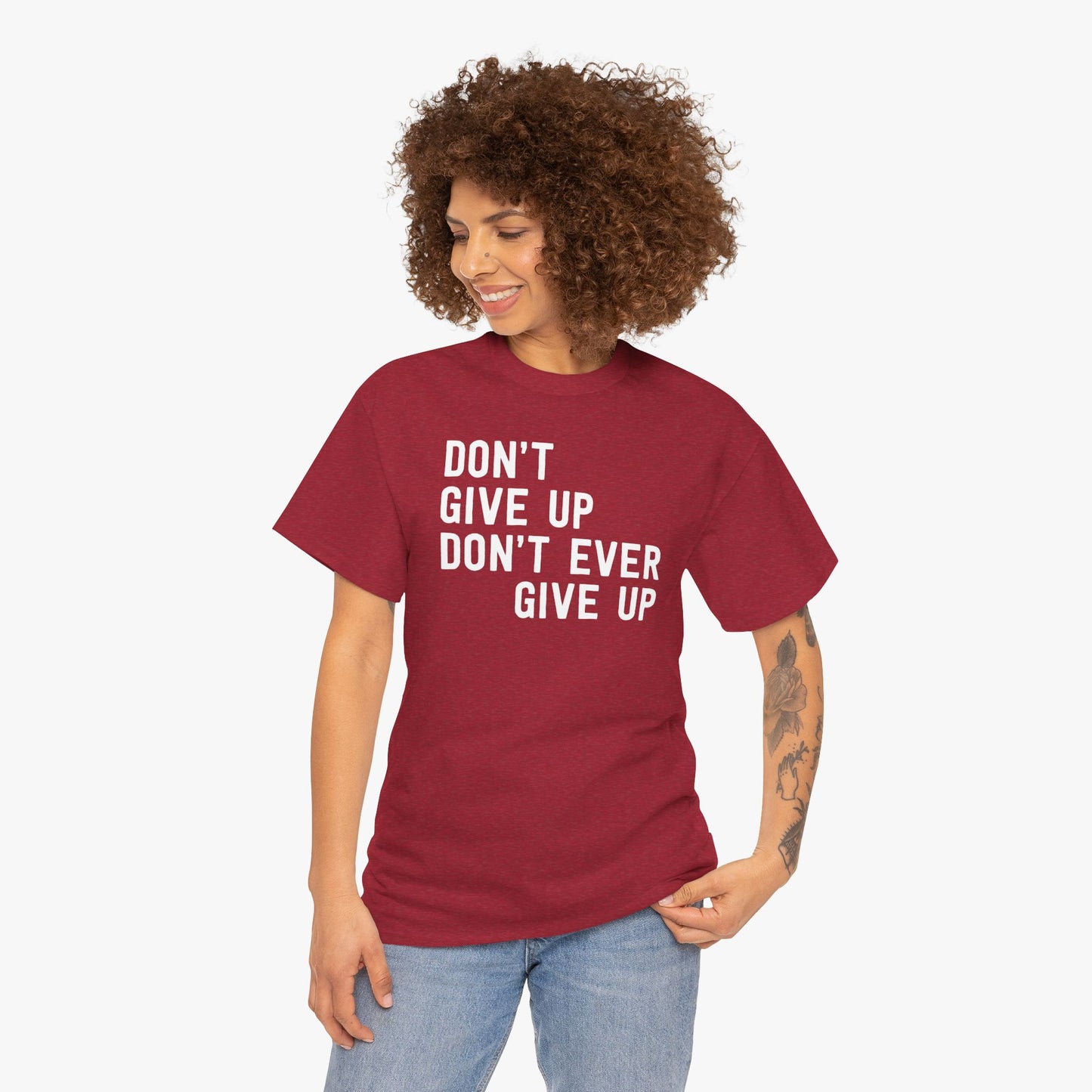 Don't Give Up Don't Ever Give Up (Jimmy V) T-Shirt