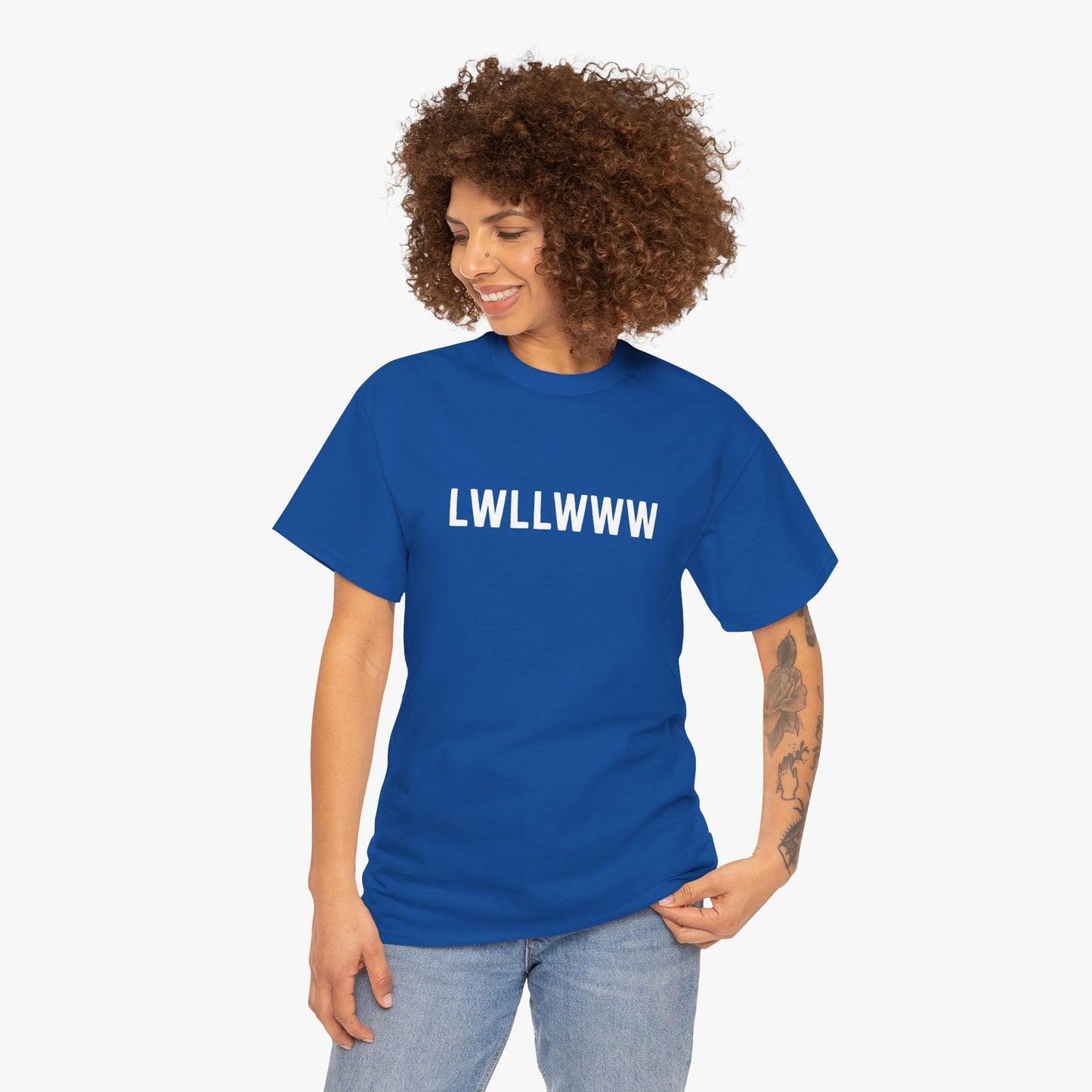 2016 World Series LWLLWWW (Chicago Cubs Baseball) T-Shirt on female model