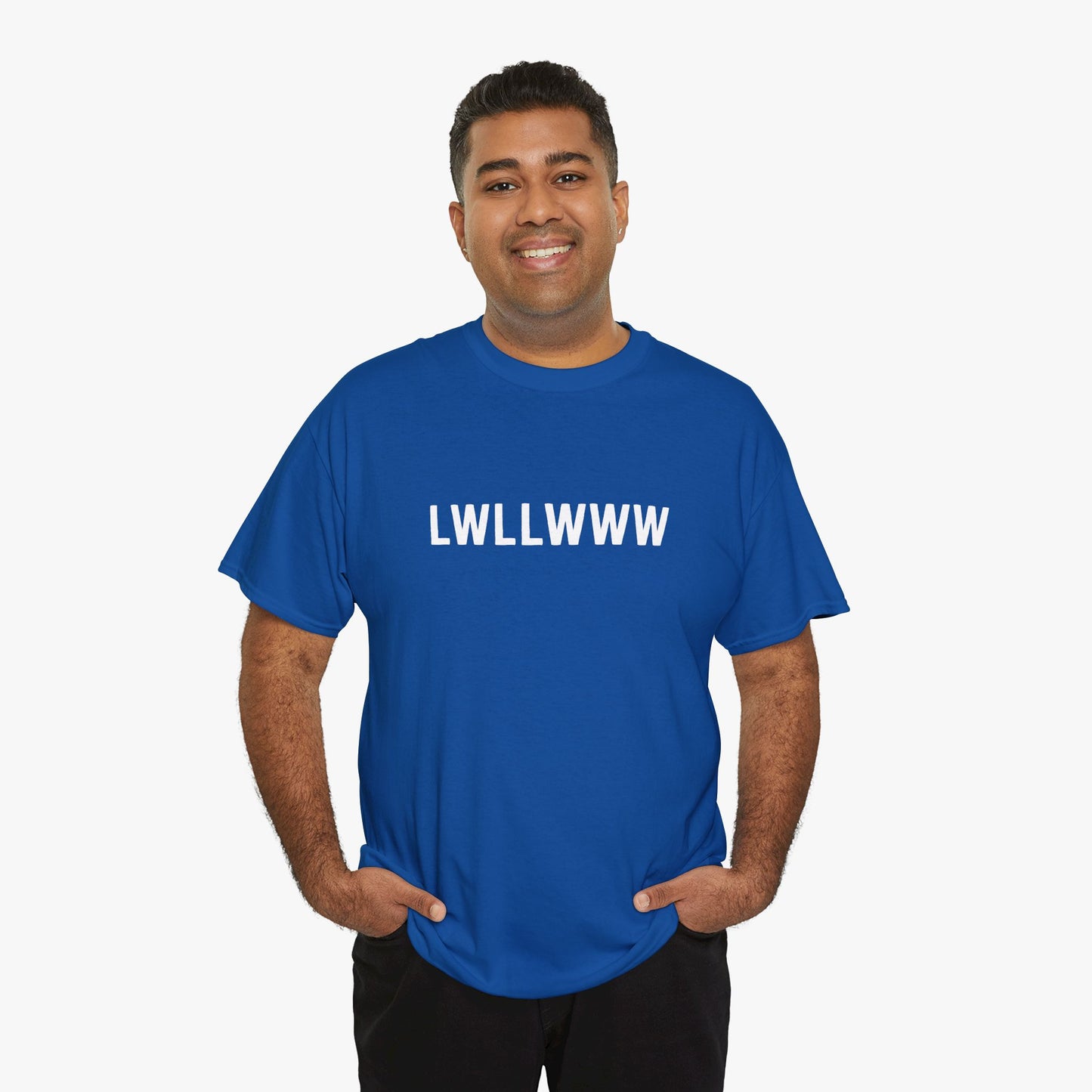 2016 World Series LWLLWWW (Chicago Cubs Baseball) T-Shirt on male model
