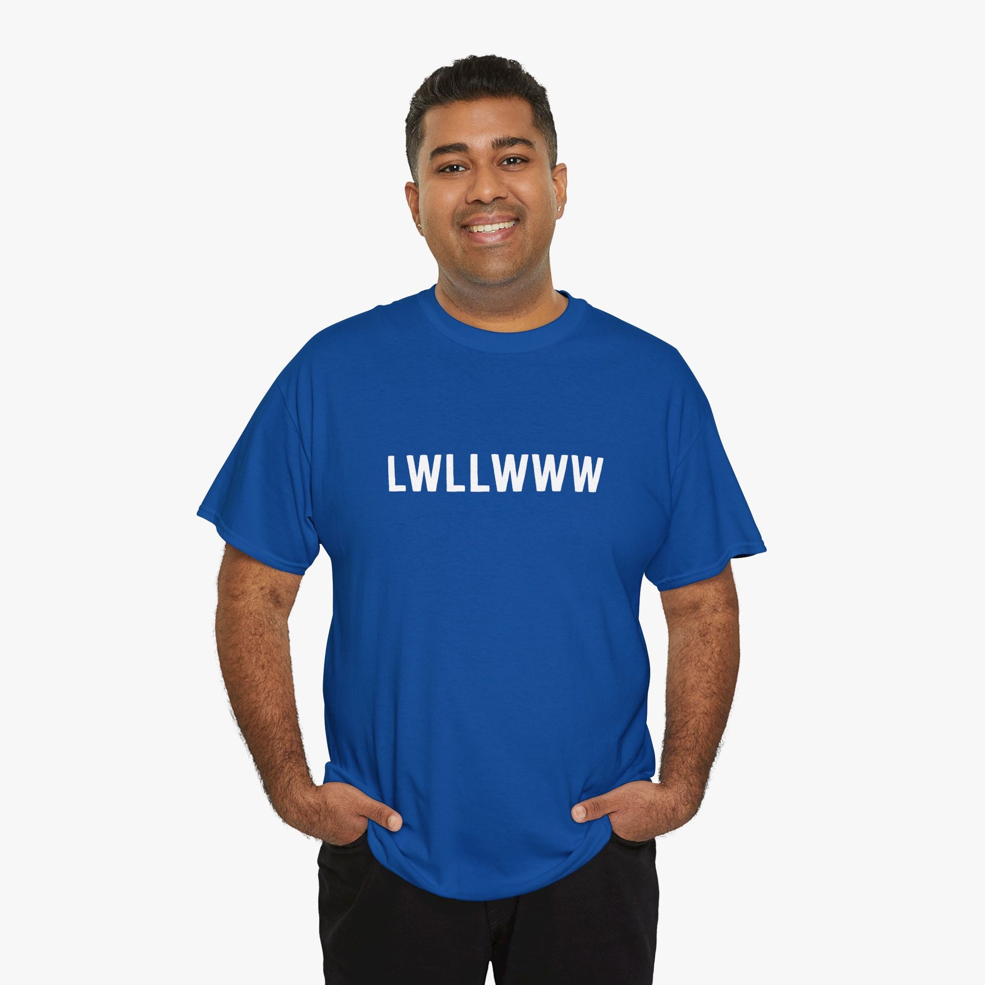 2016 World Series LWLLWWW (Chicago Cubs Baseball) T-Shirt on male model