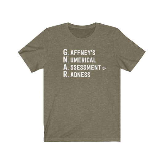 Gaffney's Numerical Assessment Of Radness (The Game Of GNAR) T-Shirt