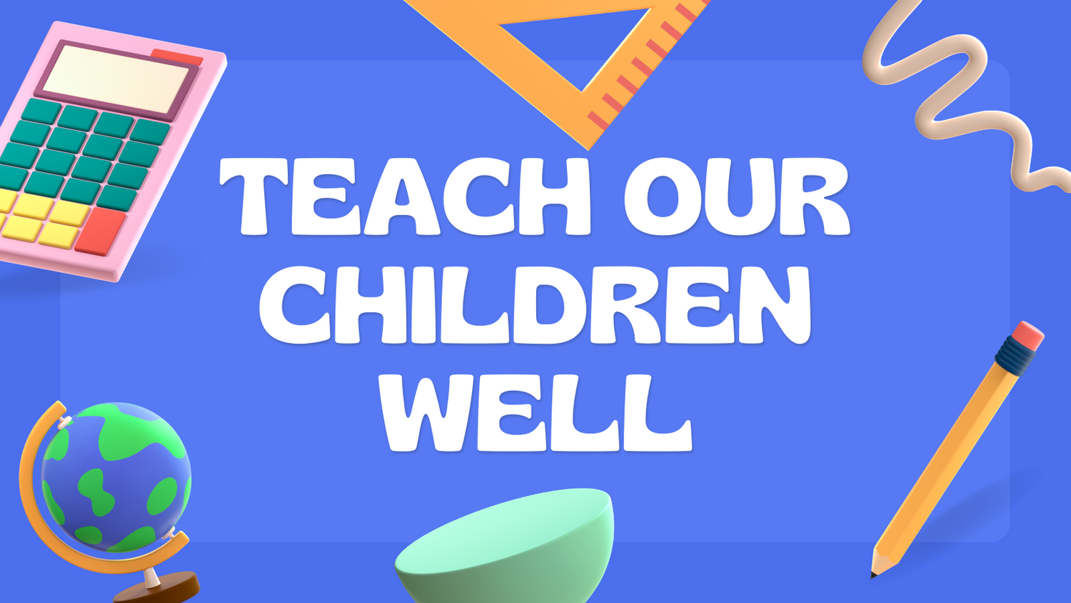 Teach Our Children Well Shirt Design Collection Banner Image