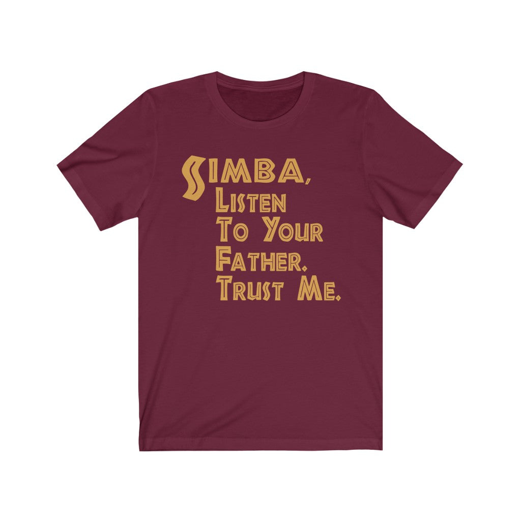 Disney Advice Simba Trust Me T-Shirt [Modern Fit]