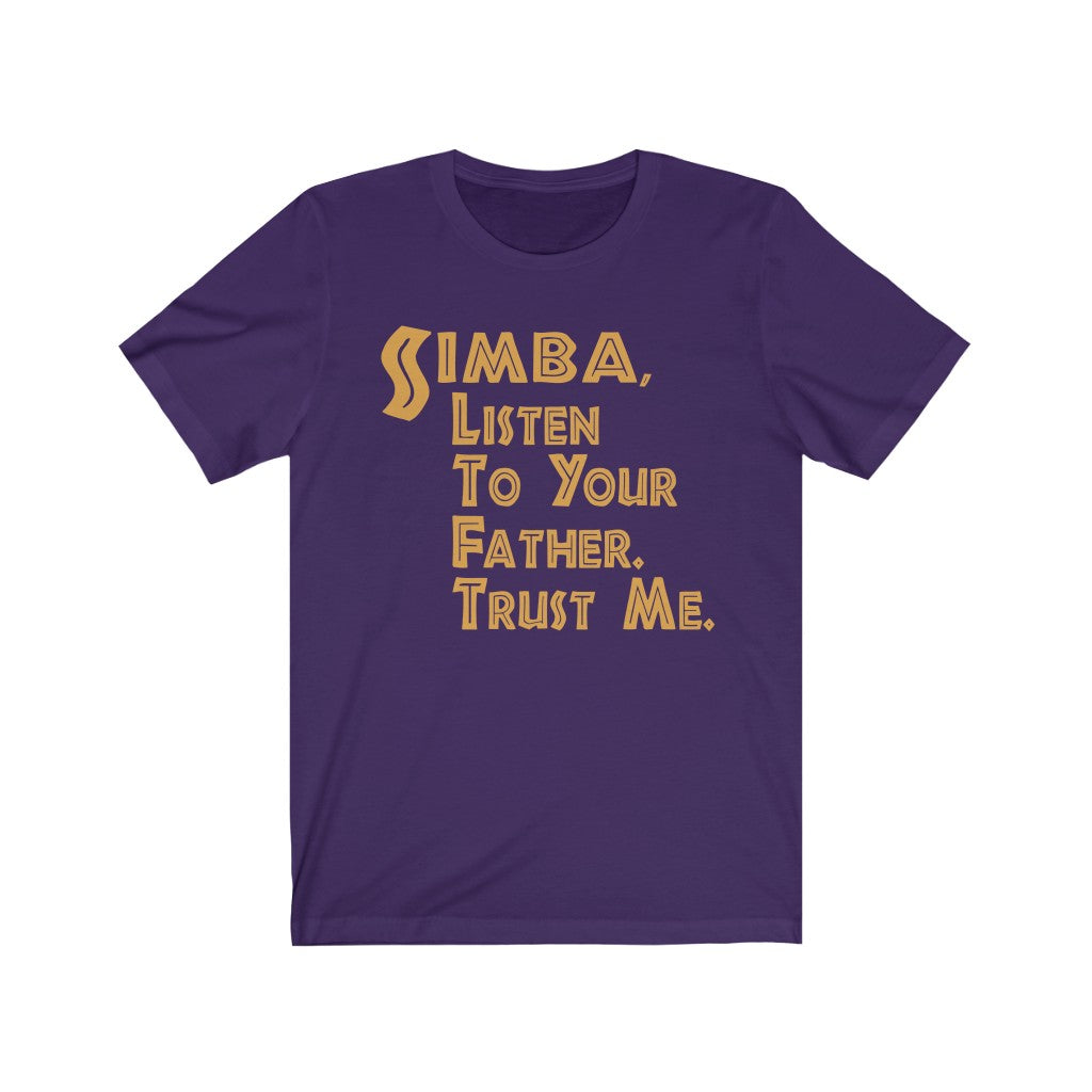 Disney Advice Simba Trust Me T-Shirt [Modern Fit]