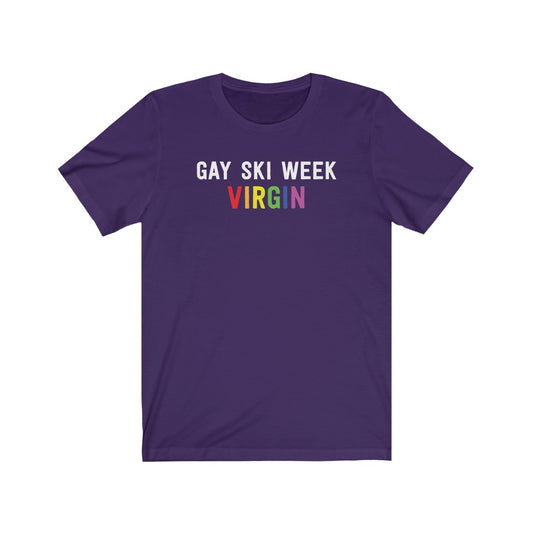 Gay Ski Week Virgin T-Shirt [Modern Fit]